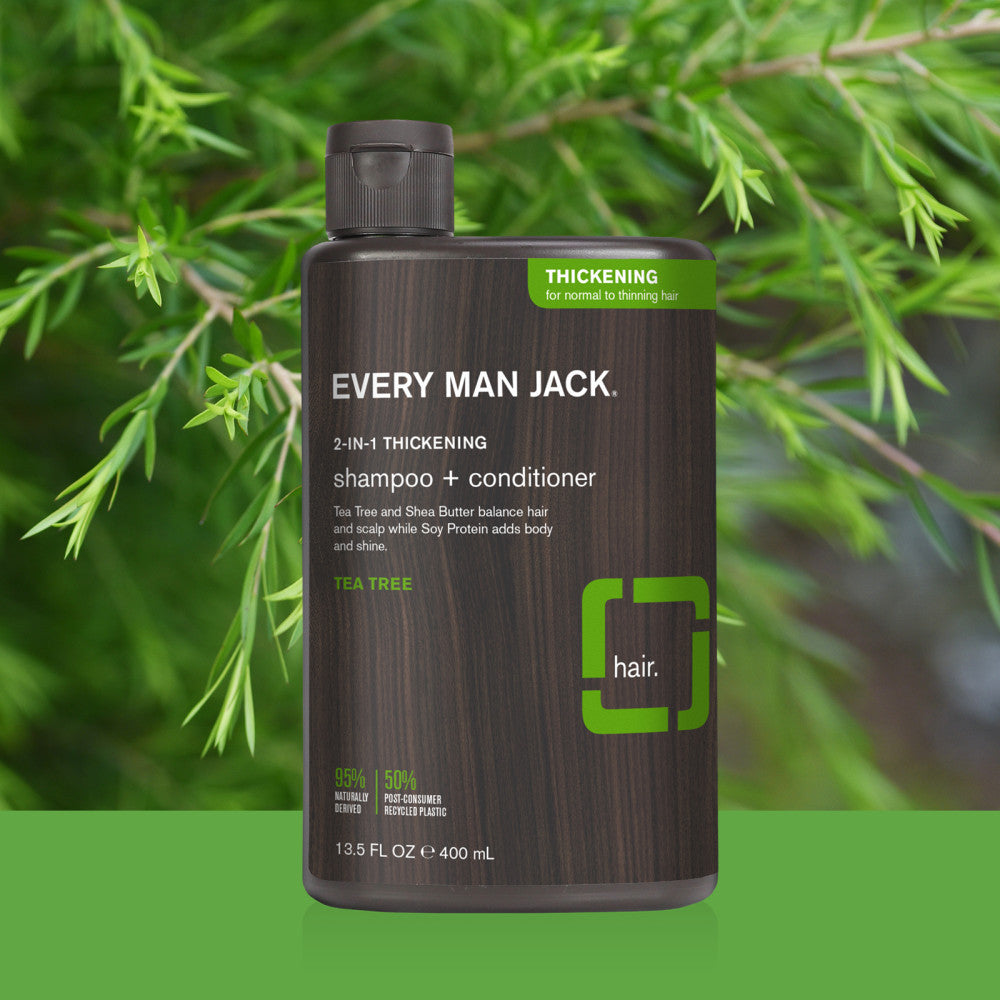 Every Man Jack 2-in-1 Thickening Shampoo Tea Tree (1x13.5 OZ)