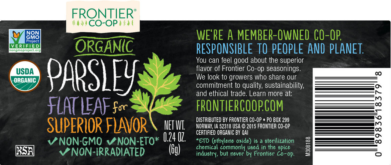 Frontier Herb Organic Parsley Flakes (1x.24 Oz)