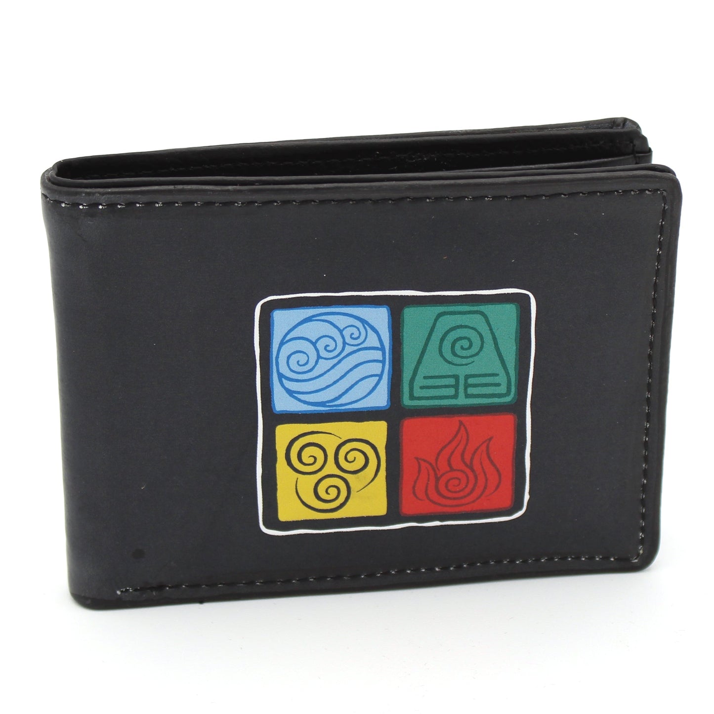 Veloria™ Avatar Four Elements Wind Water Fire Earth Bi-Fold Wallet with Gift Tin