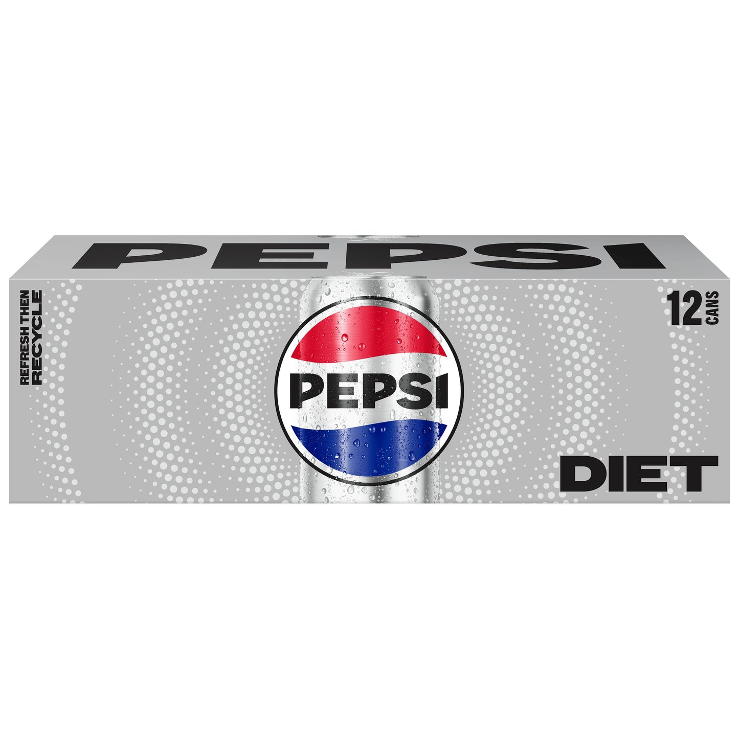 Diet Cola Soda Pop, 12 Fl Oz, 12 Pack Cans
