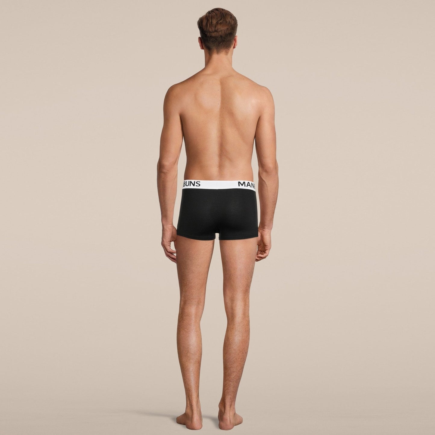 Men's Classic Black Boxer Trunk Underwear-3