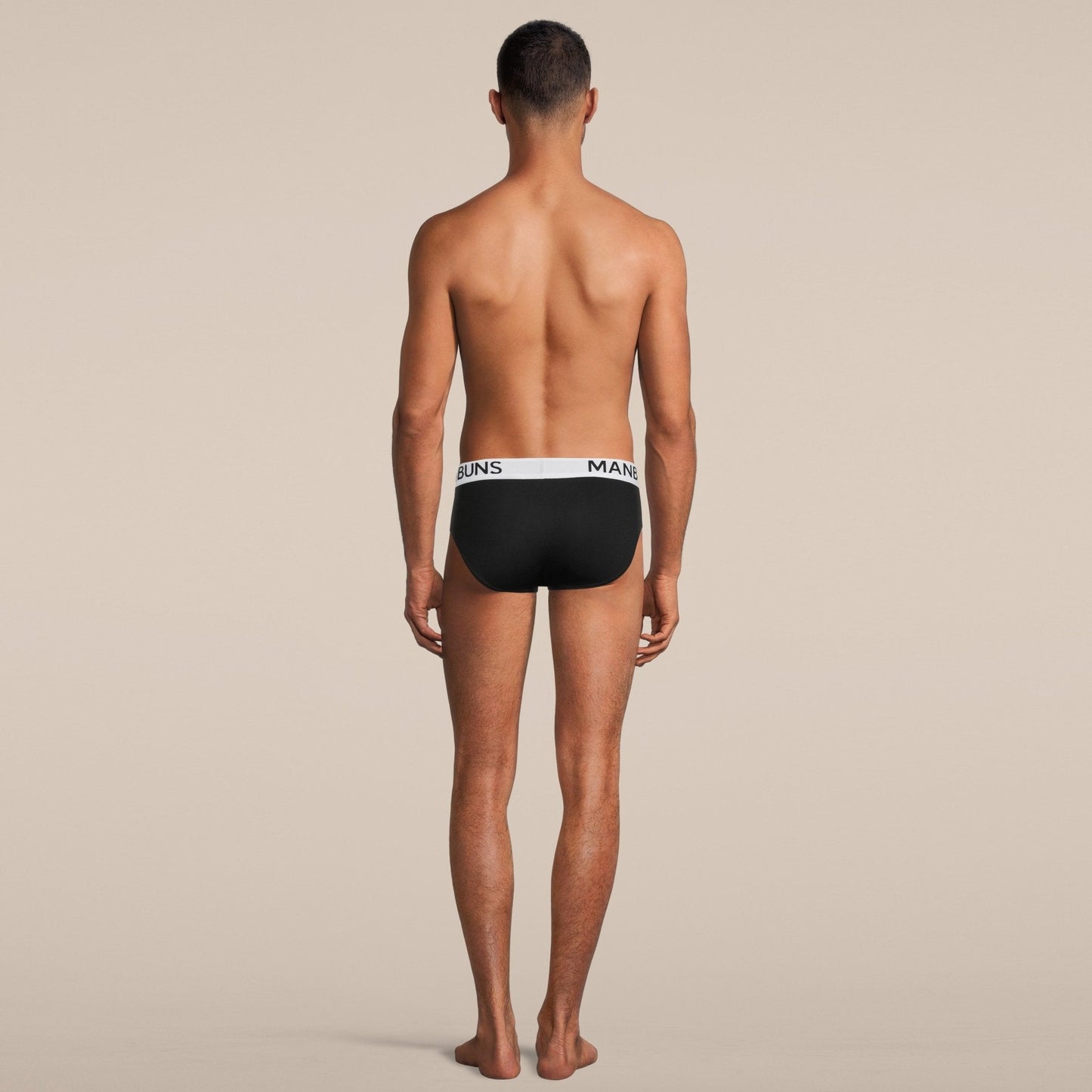 Men's Classic Black Brief Underwear-3