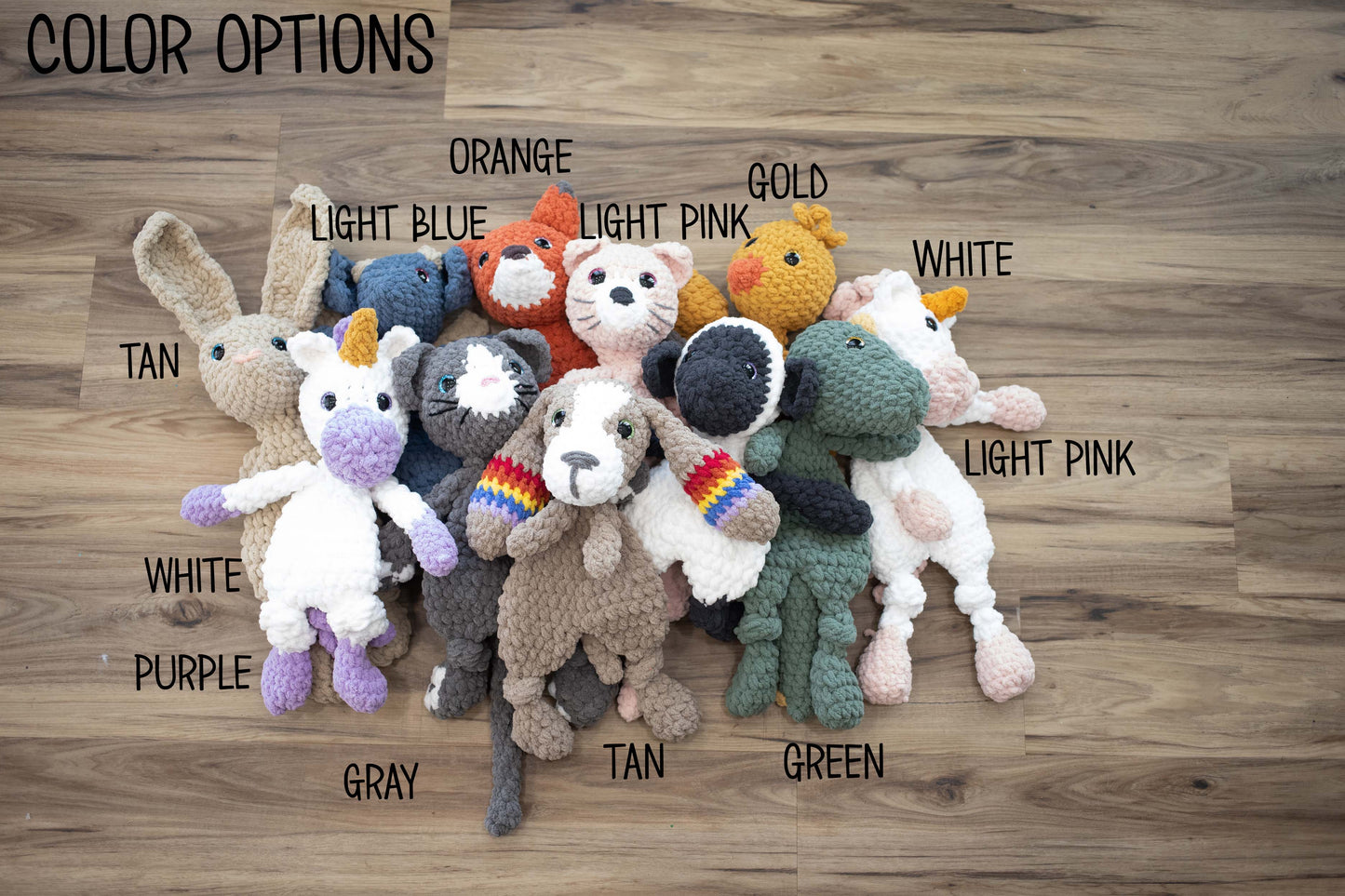 Lamb Crochet Stuffed Animal, Sheep Heirloom Plush, Baby Lovey, Soft Cuddlers for Kids-4
