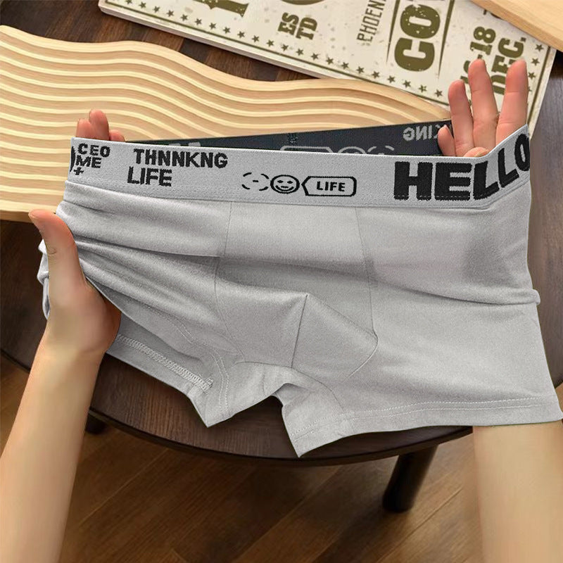 Hello men's boxer Briefs, premium breathable comfort