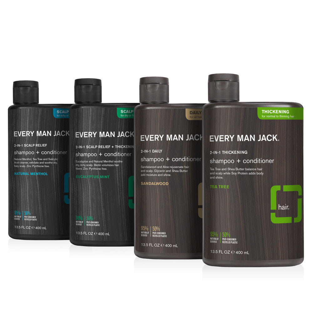 Every Man Jack 2-in-1 Thickening Shampoo Tea Tree (1x13.5 OZ)
