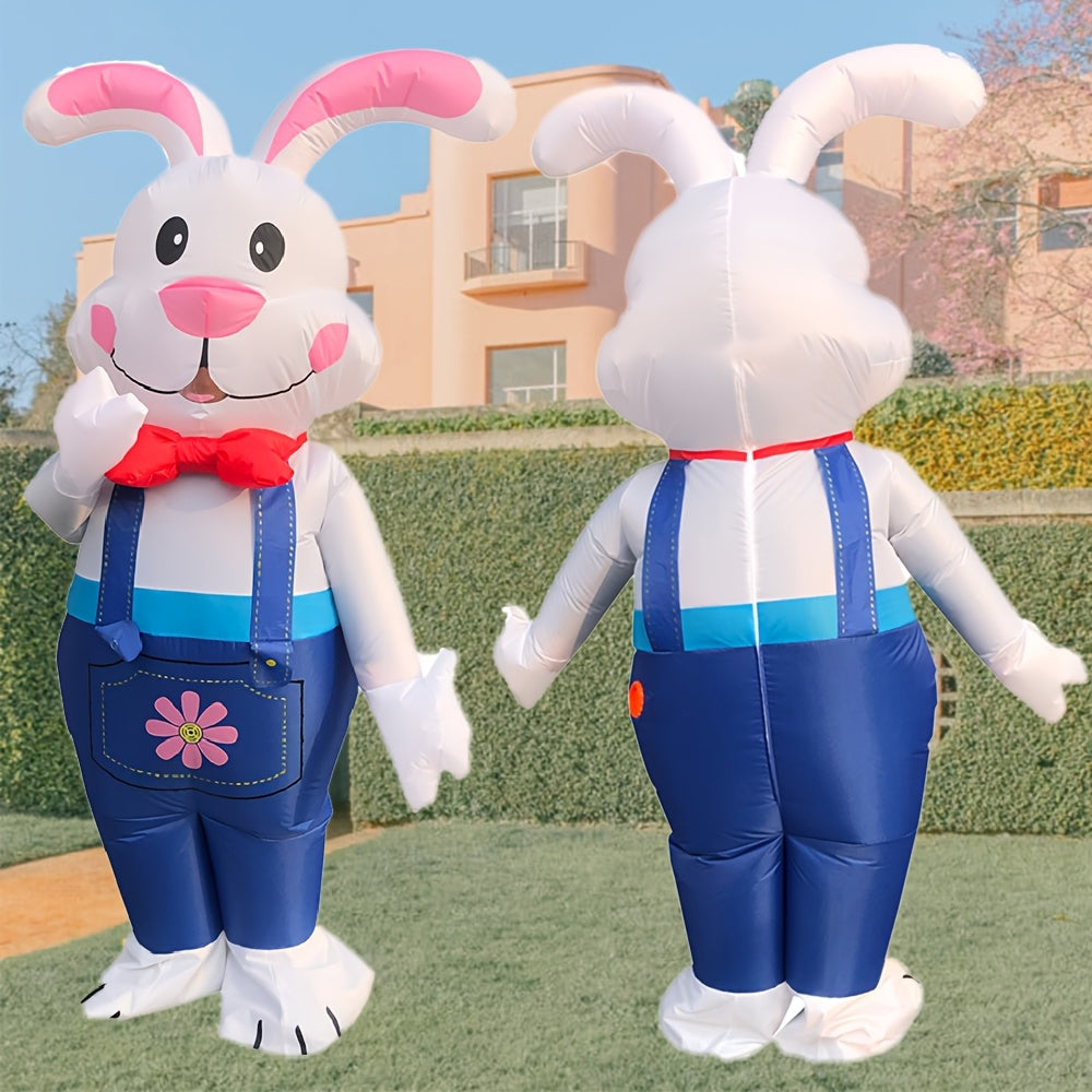 Inflatable Bunny Costume Battery/USB Powered-3