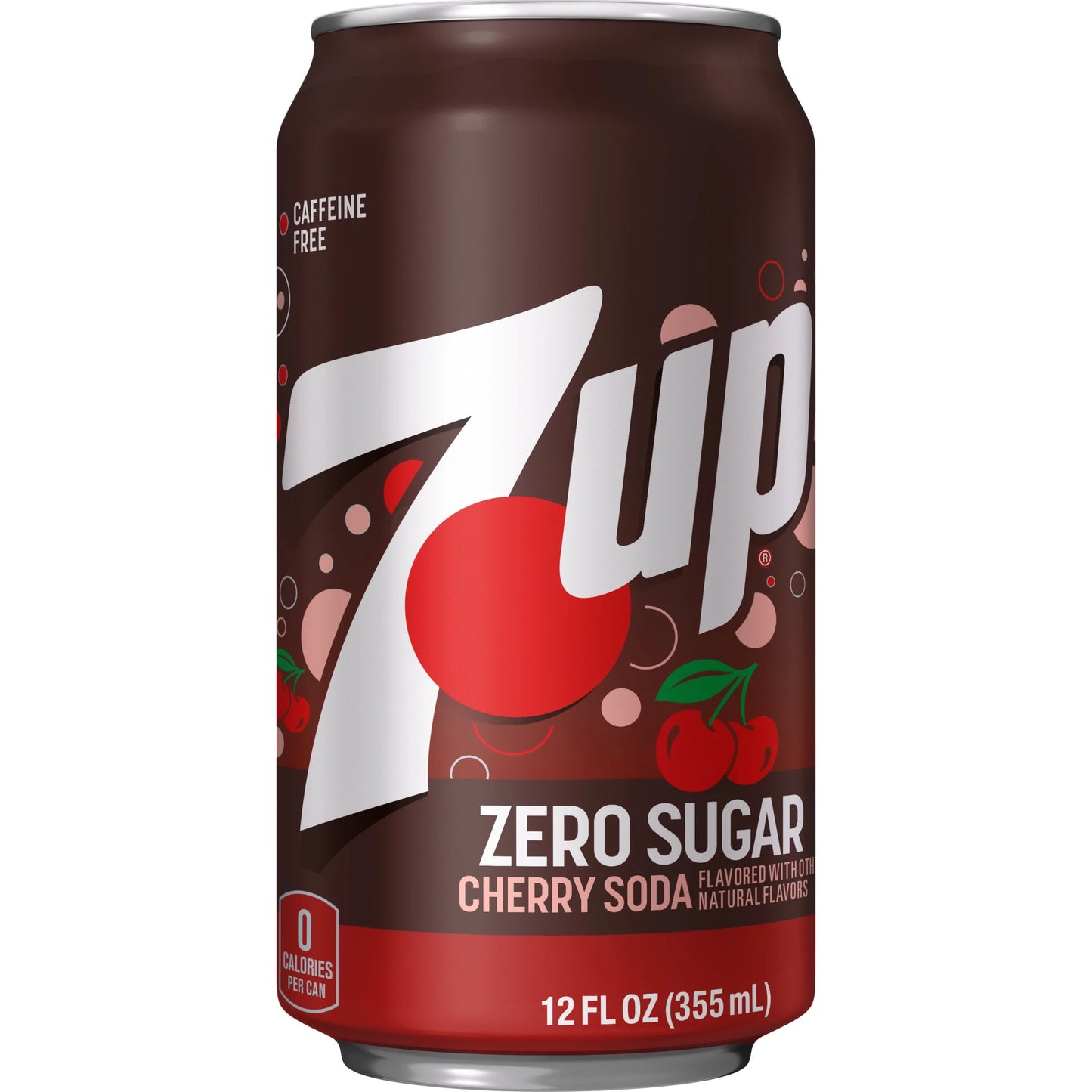Caffeine Free Zero Sugar Cherry Soda Pop, 12 Fl Oz, 12 Pack Cans