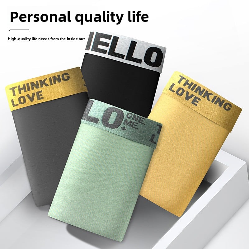 Hello men's boxer Briefs, premium breathable comfort