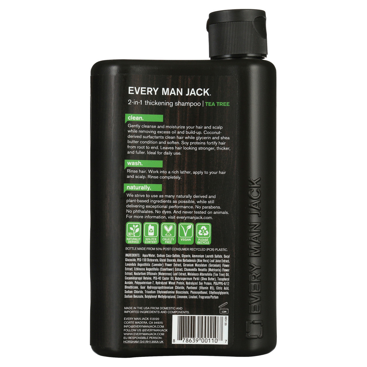 Every Man Jack 2-in-1 Thickening Shampoo Tea Tree (1x13.5 OZ)