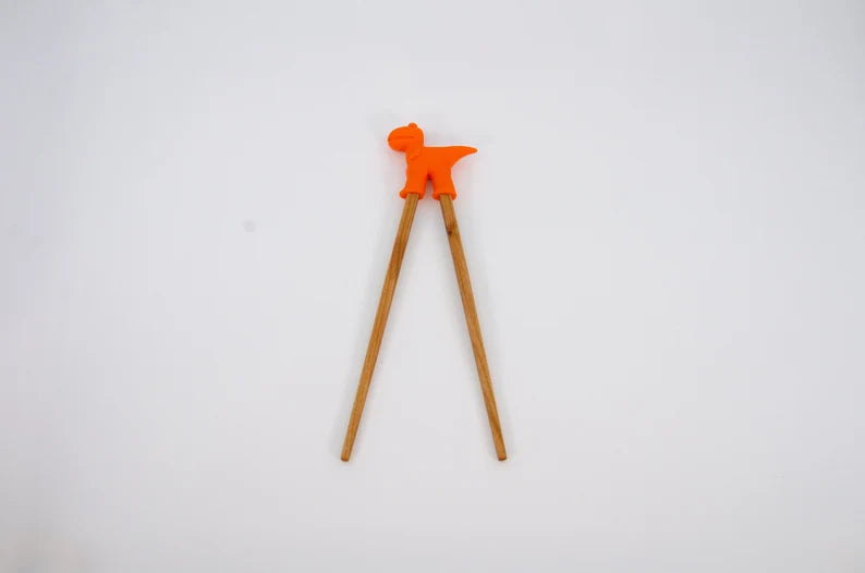 Simpo Kids Chopsticks with Cute Little Animal Helper-4