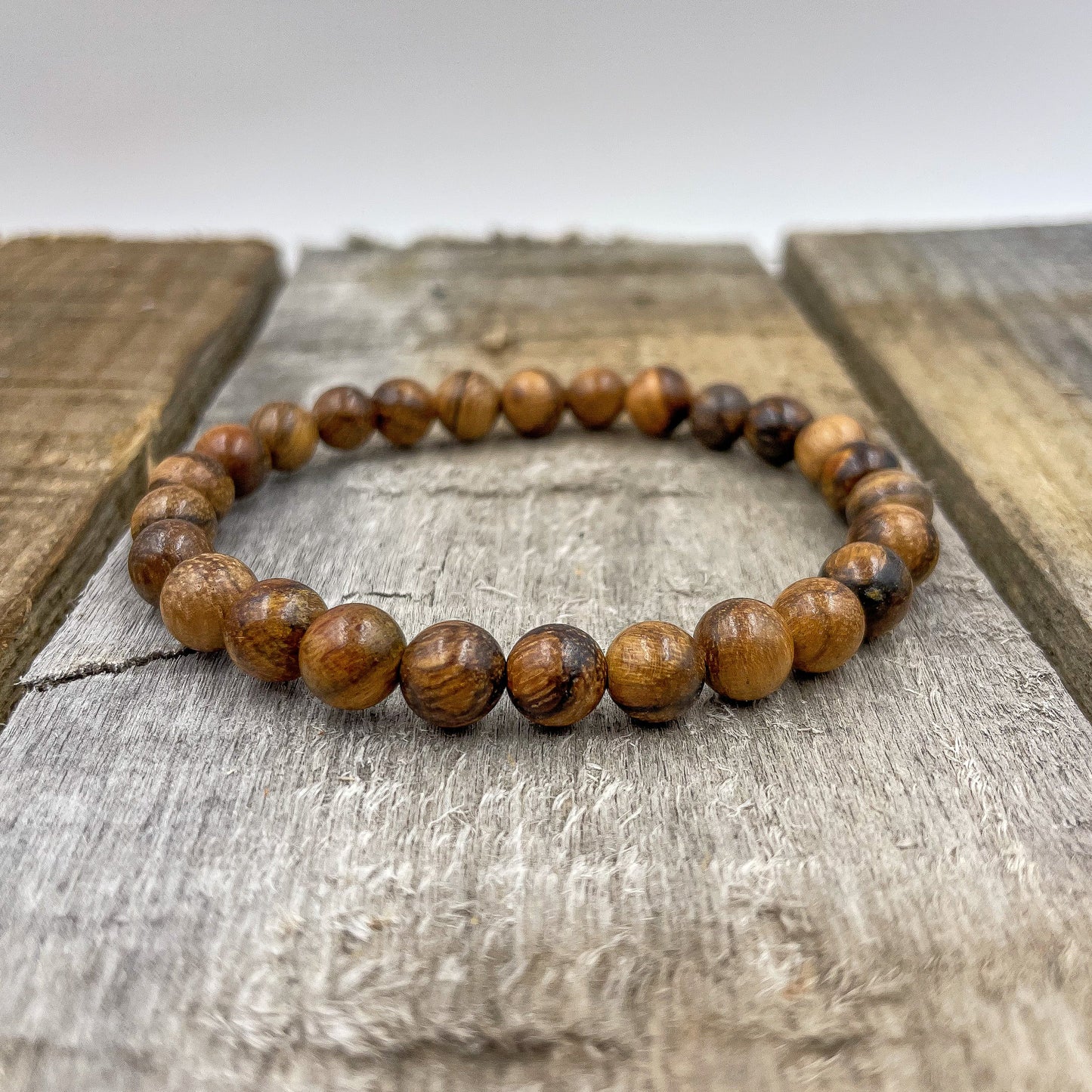 Union - Dark Brown Sandalwood Mala Beaded Bracelet