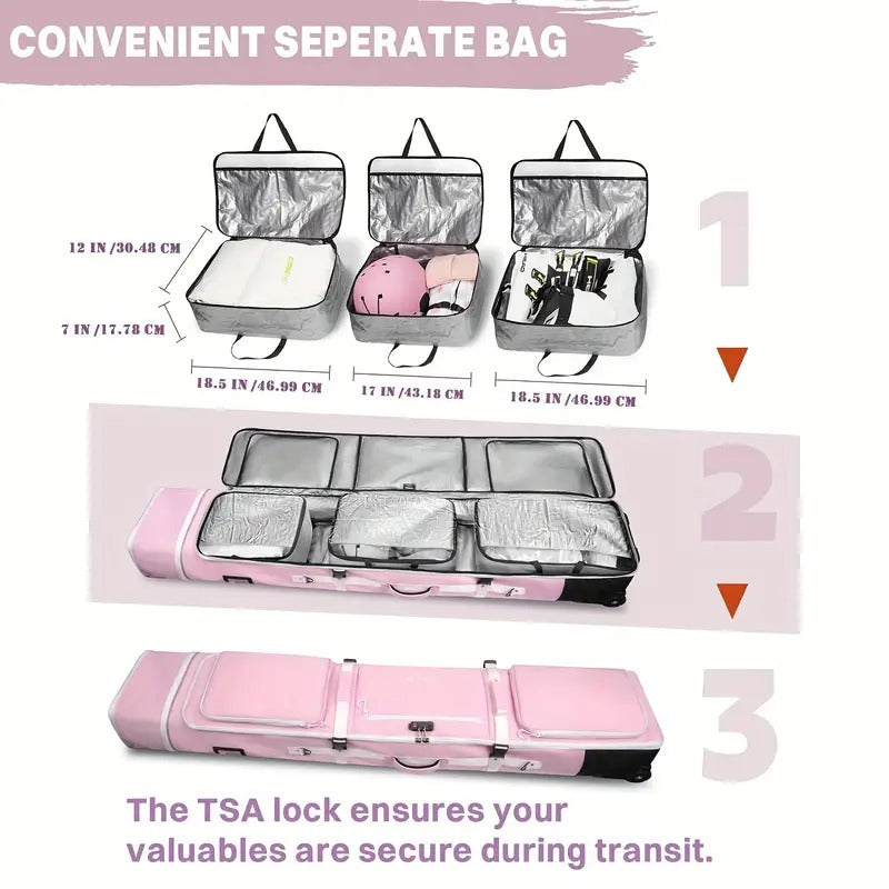 Momentra™ Snowboard Bag with Wheels and TSA Lock
