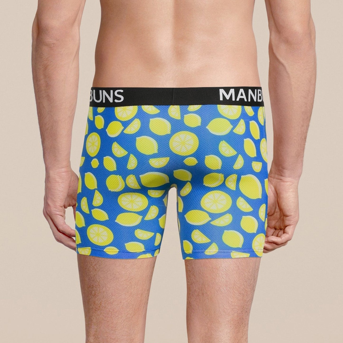 Men's Lemon Boxer Brief Underwear-2
