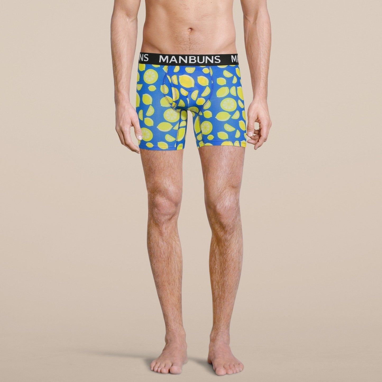 Men's Lemon Boxer Brief Underwear-4