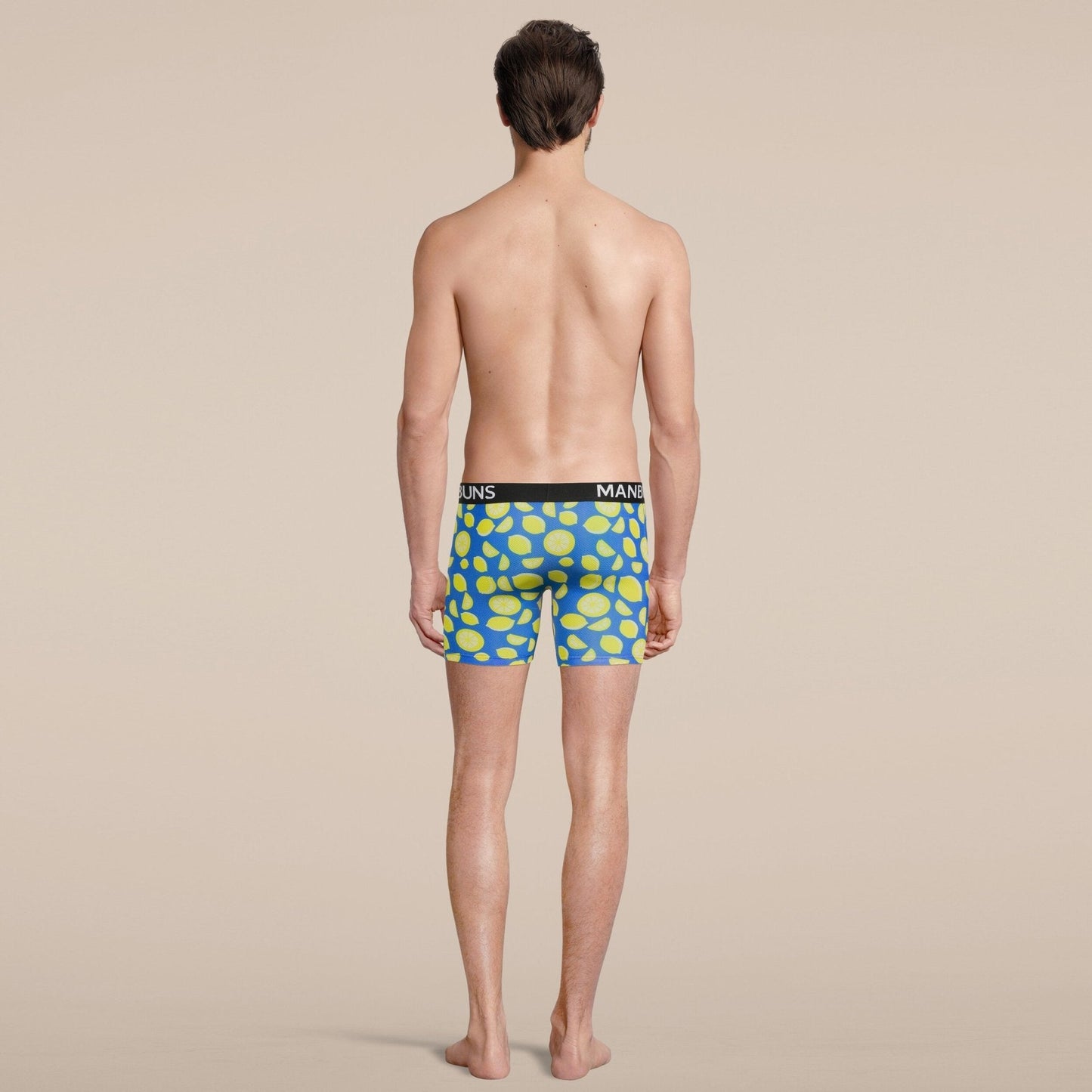Men's Lemon Boxer Brief Underwear-3