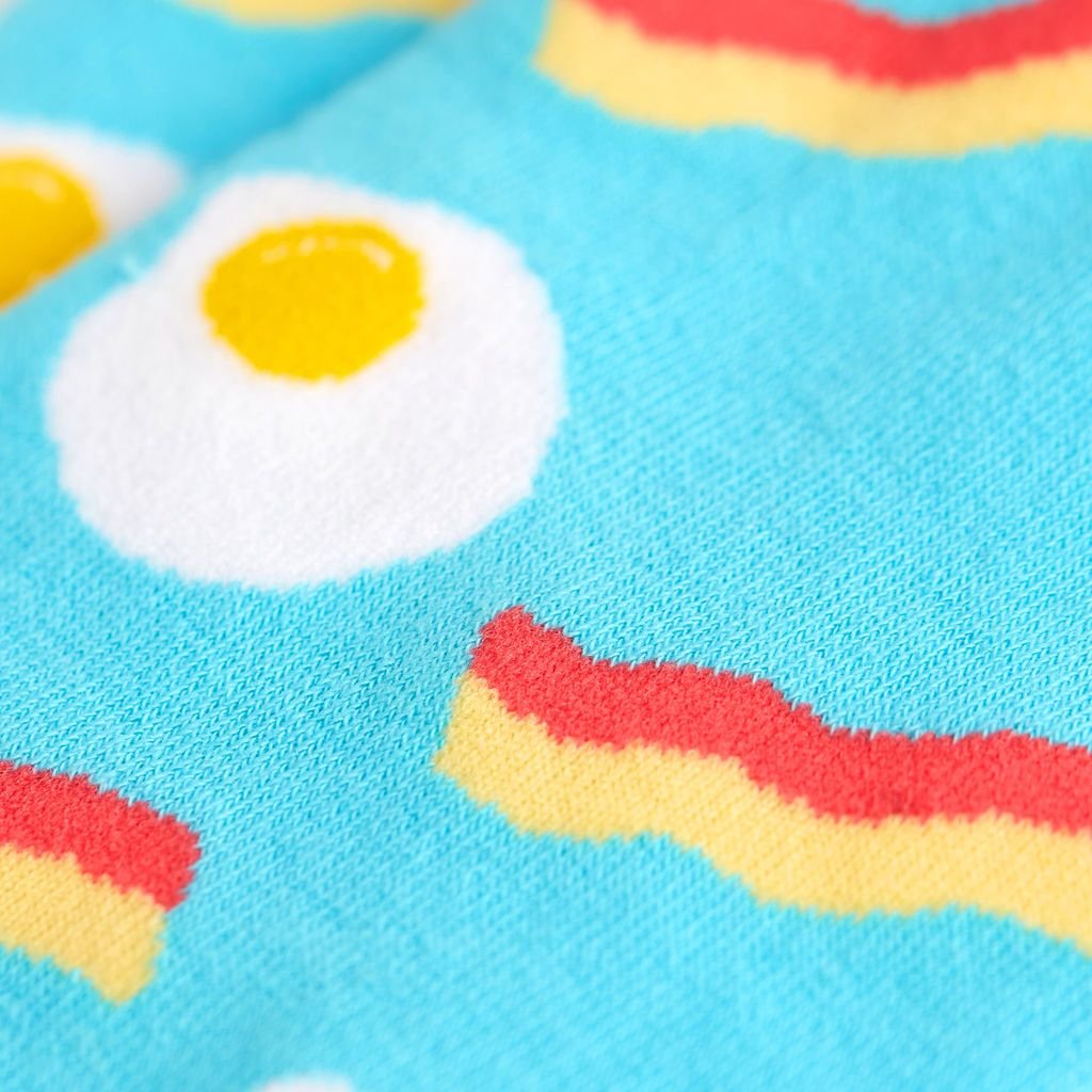 Men's Bacon and Eggs Boxer Brief Underwear and Sock Set-4