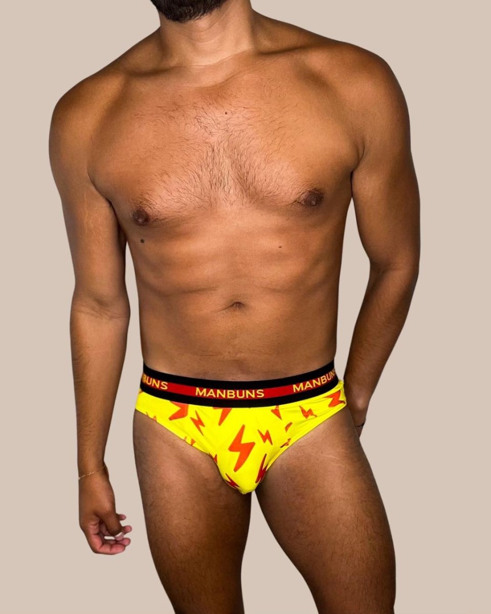 Men's Lightning Bolt Brief Underwear-1