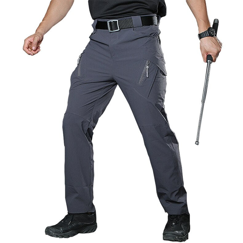 Tactical Pants Men Summer Quick Dry Multi-pockets Military Pants Lightweight Stretch Cargo Work Hike Pants Trousers 40-1