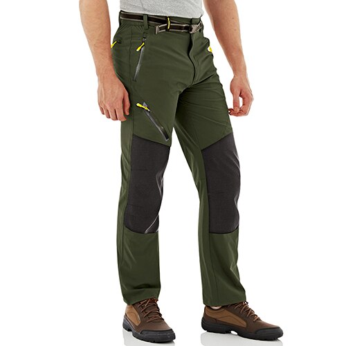Summer Lightweight Quick Dry Trousers Men Rip-stop Multi-Pockets Tactical Military Trousers Elastic Straight Hike Pants-5