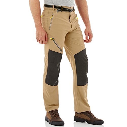 Summer Lightweight Quick Dry Trousers Men Rip-stop Multi-Pockets Tactical Military Trousers Elastic Straight Hike Pants-2