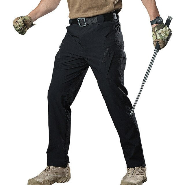 Tactical Pants Men Summer Quick Dry Multi-pockets Military Pants Lightweight Stretch Cargo Work Hike Pants Trousers 40-7