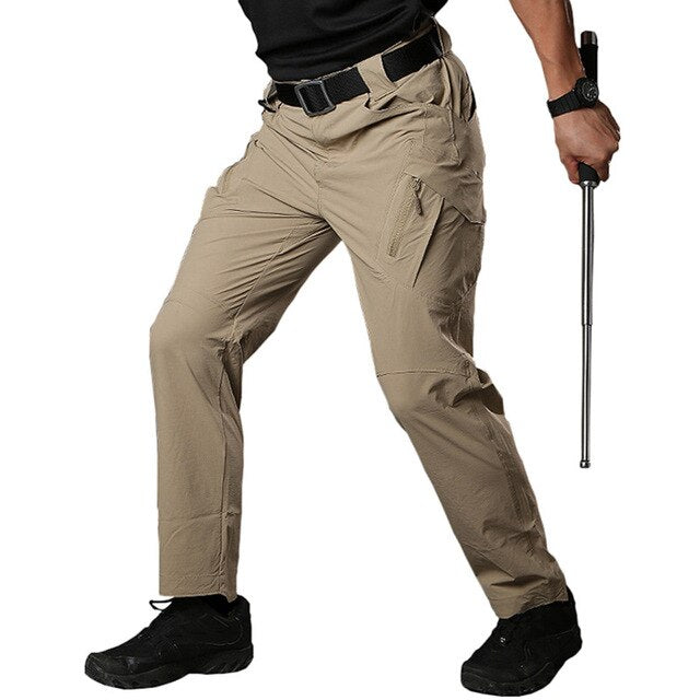 Tactical Pants Men Summer Quick Dry Multi-pockets Military Pants Lightweight Stretch Cargo Work Hike Pants Trousers 40-5