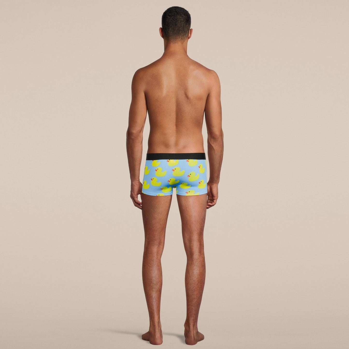 Men's Rubber Duckies Boxer Trunk Underwear with Pouch-3