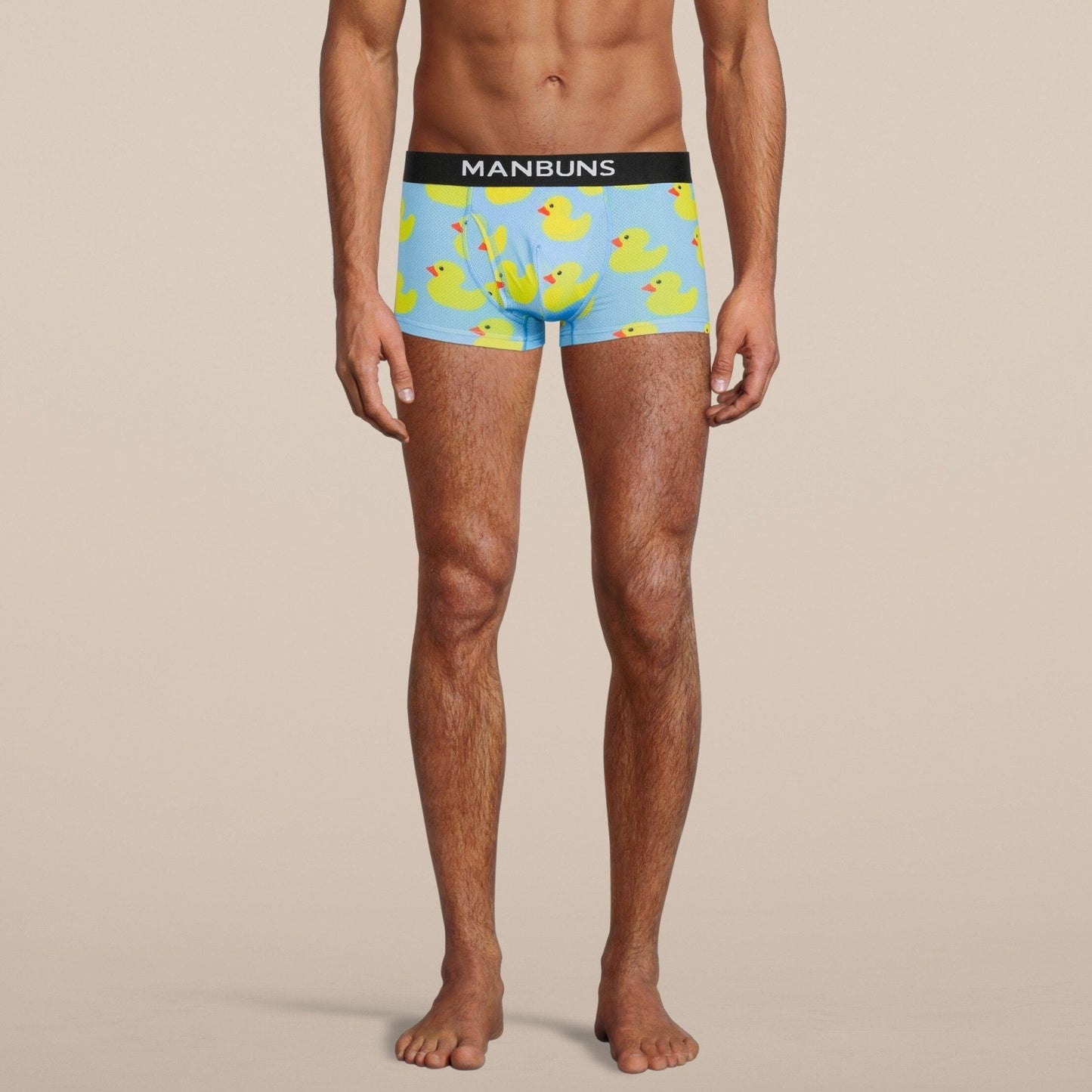 Men's Rubber Duckies Boxer Trunk Underwear with Pouch-4