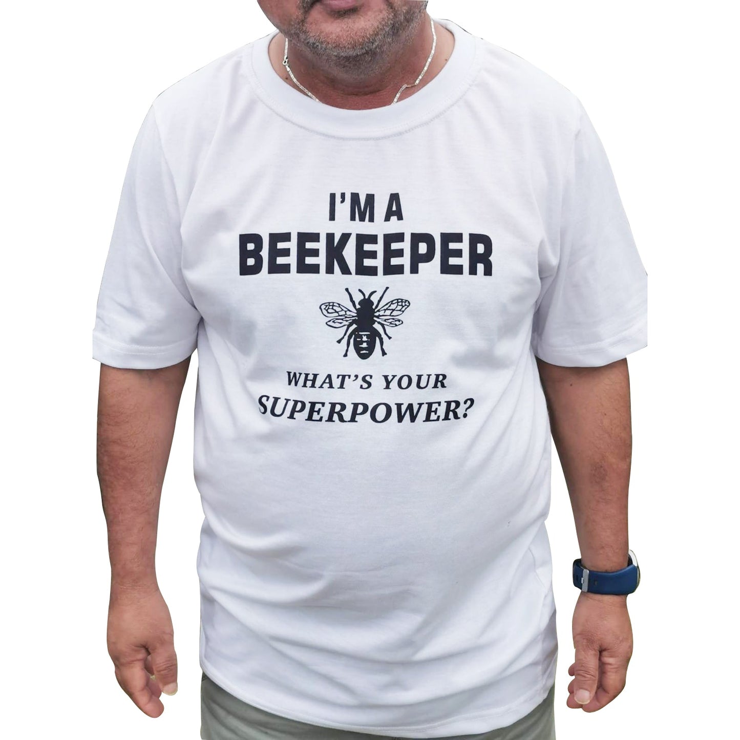 Men's T-Shirt Short Sleeve For Beekeepers-0