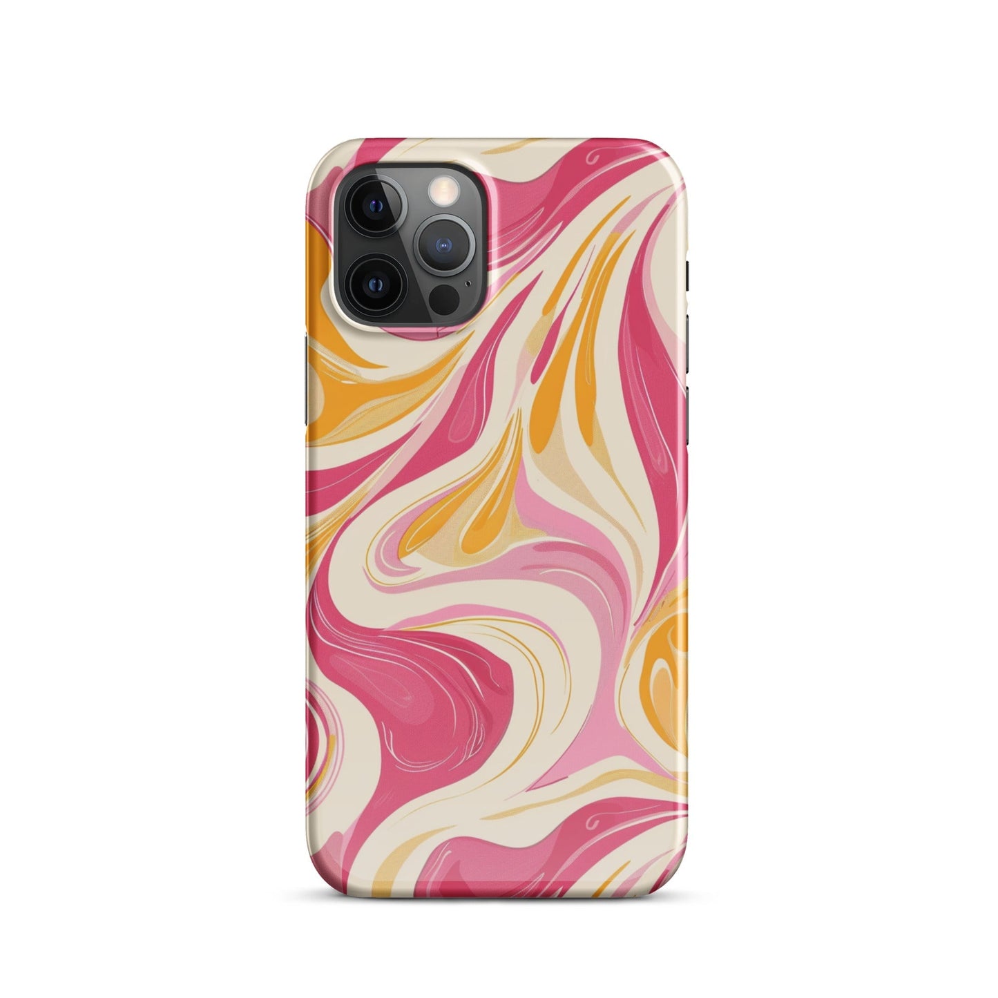Yellow & Pink Phone Phone case for iPhone-10