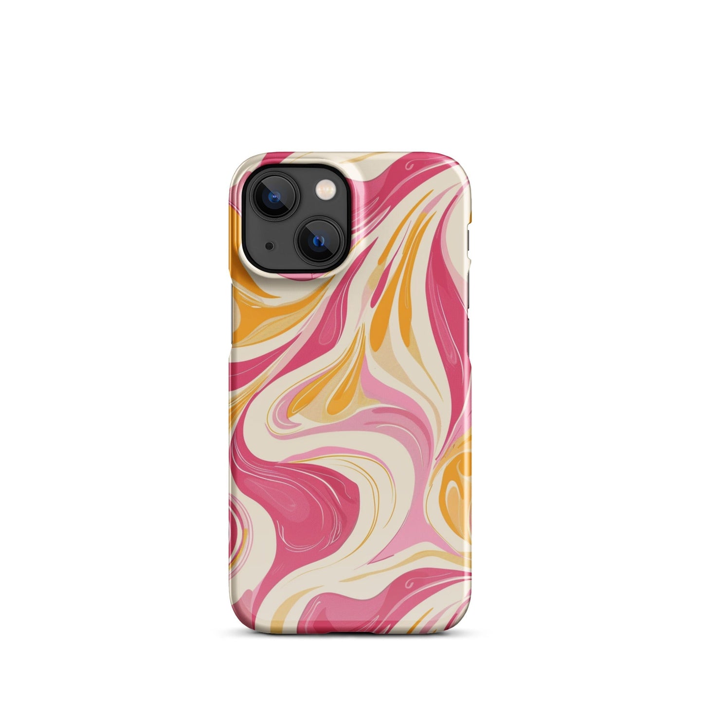 Yellow & Pink Phone Phone case for iPhone-14