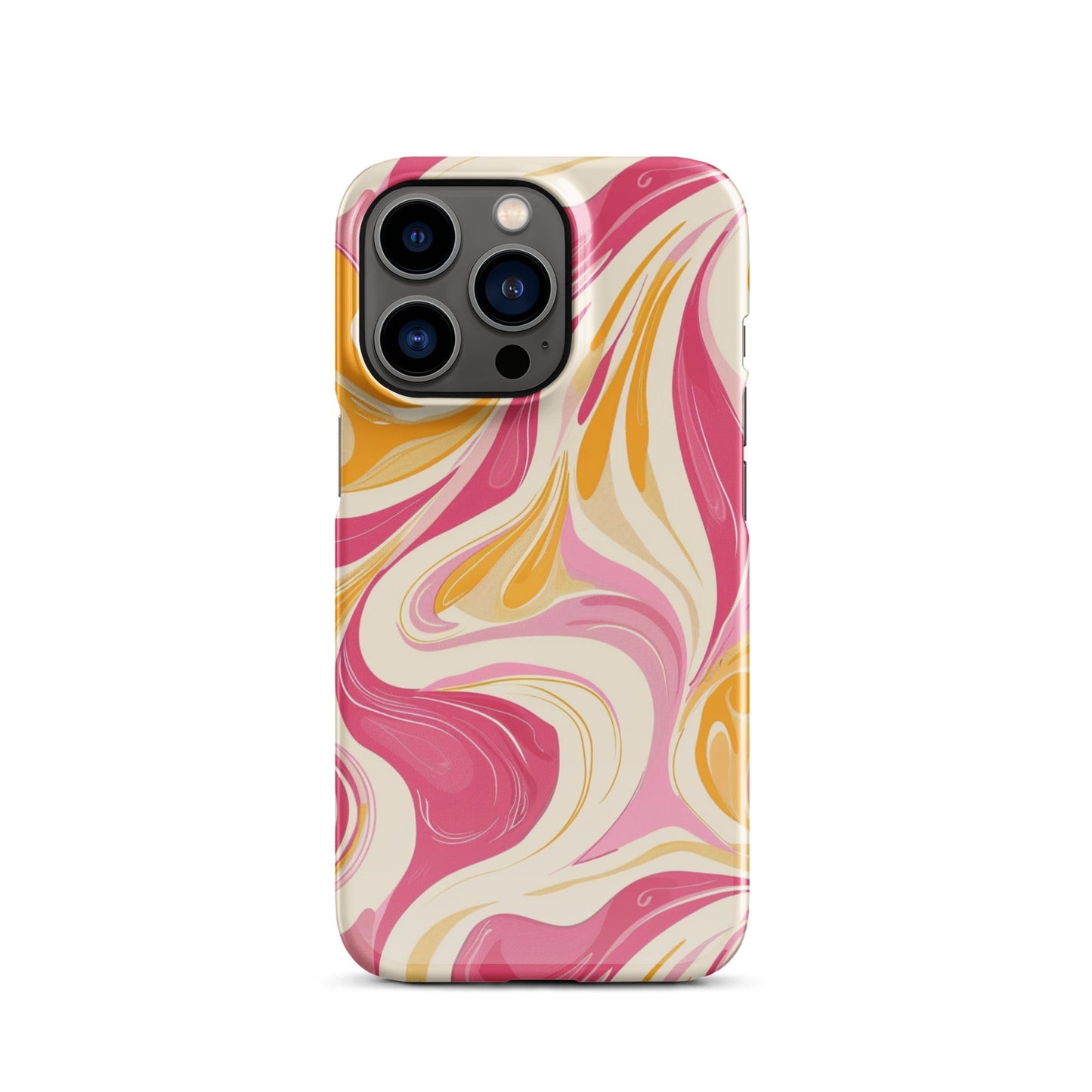 Yellow & Pink Phone Phone case for iPhone-18