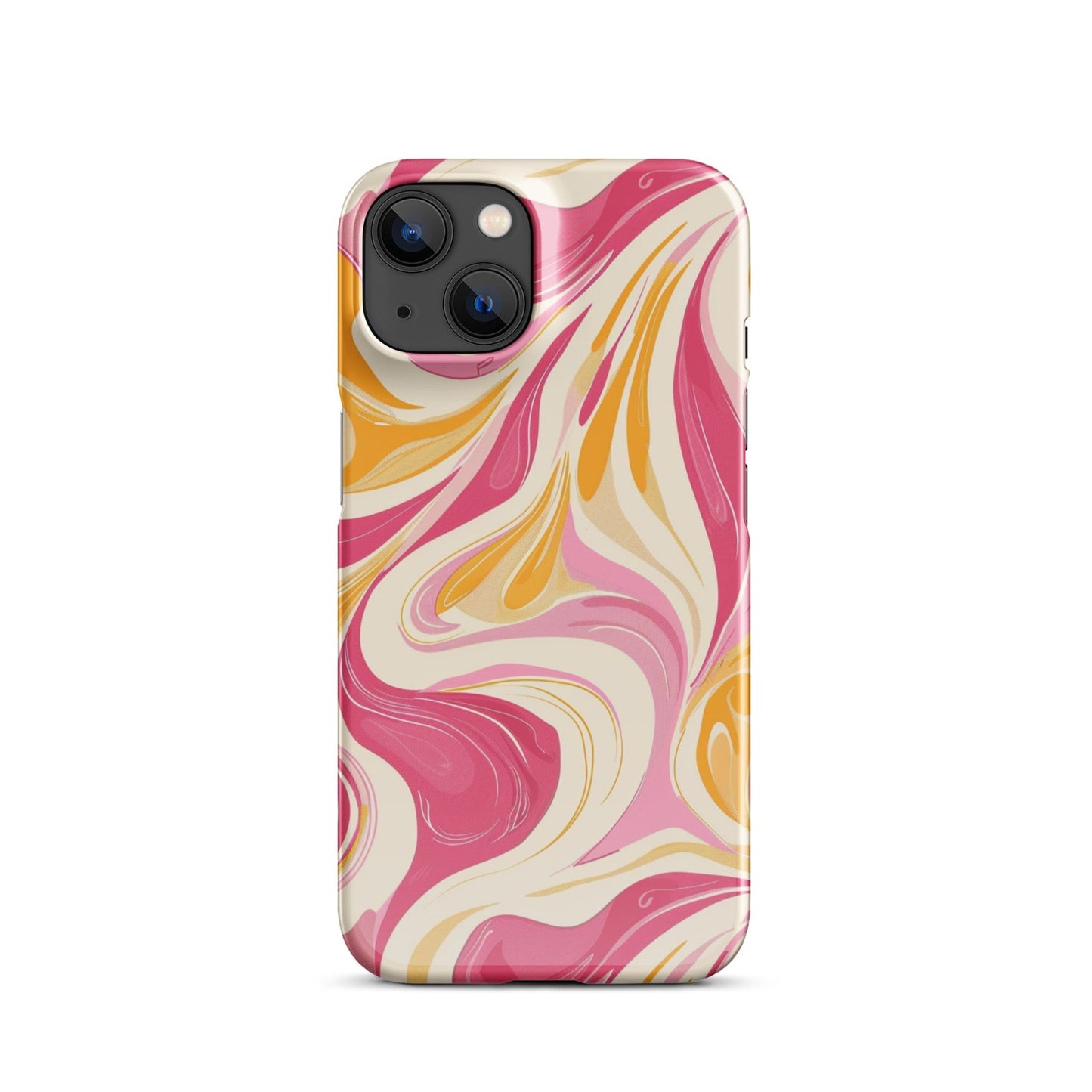 Yellow & Pink Phone Phone case for iPhone-22