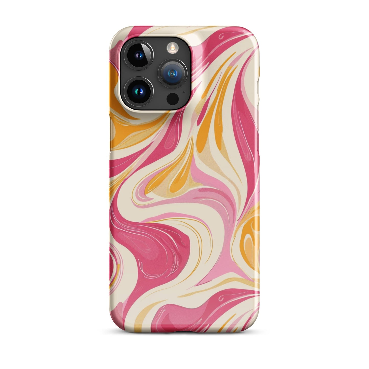 Yellow & Pink Phone Phone case for iPhone-36