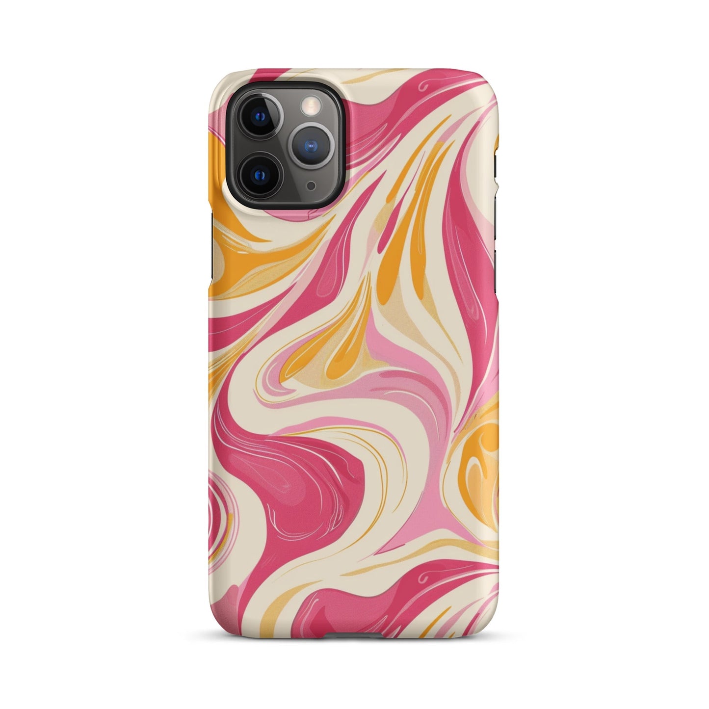 Yellow & Pink Phone Phone case for iPhone-3