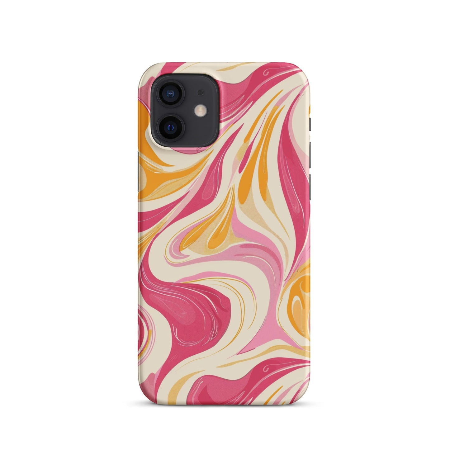 Yellow & Pink Phone Phone case for iPhone-9