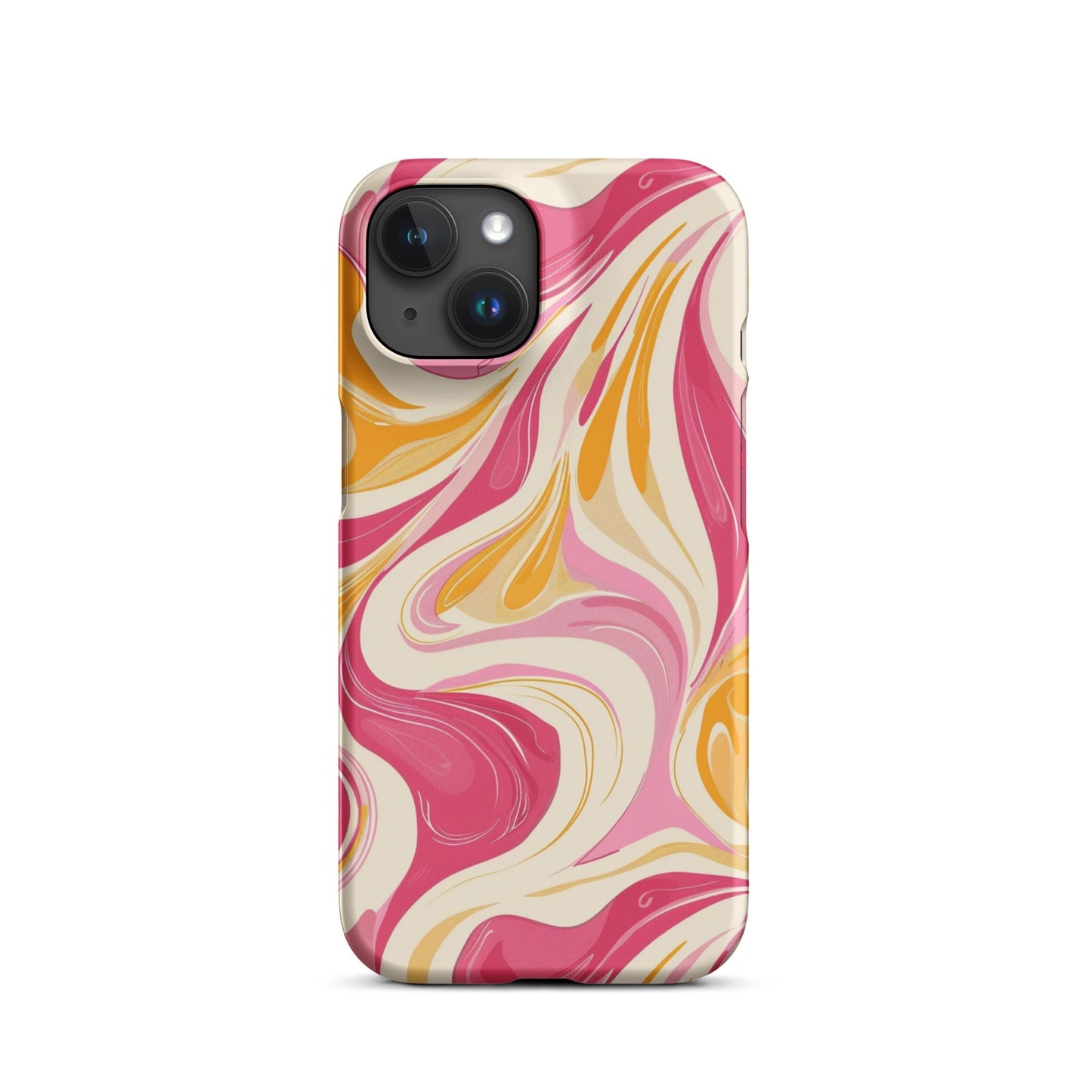 Yellow & Pink Phone Phone case for iPhone-31