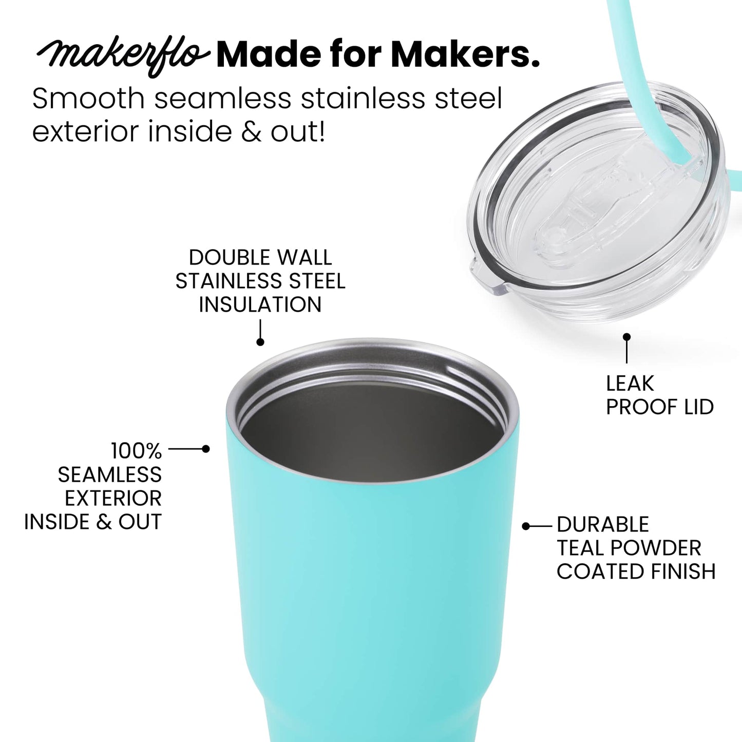 Powder Coated Tumbler 10 Pack-4