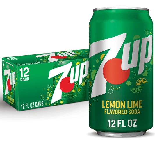 Lemon Lime Soda, 12 Fl Oz Cans, 12 Pack, Allergens Not Contained