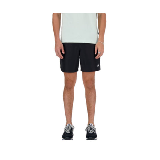 Men's Sports Shorts New Balance ESSENTIALS SHORT 7 MS41501  Black-0