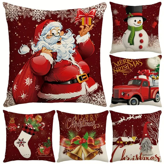 Holiday Cheer Collection: 6 Festive Christmas Pillowcases-0