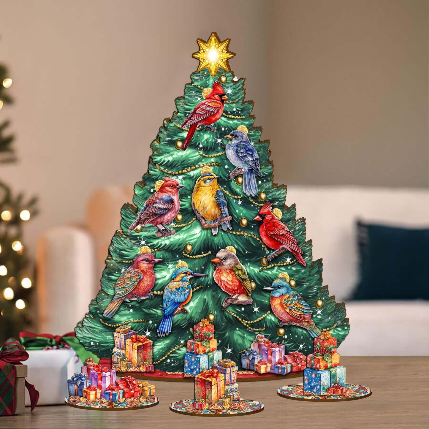 Christmas Birds Christmas Tree Set by G.DeBrekht Christmas Decor - 8091511