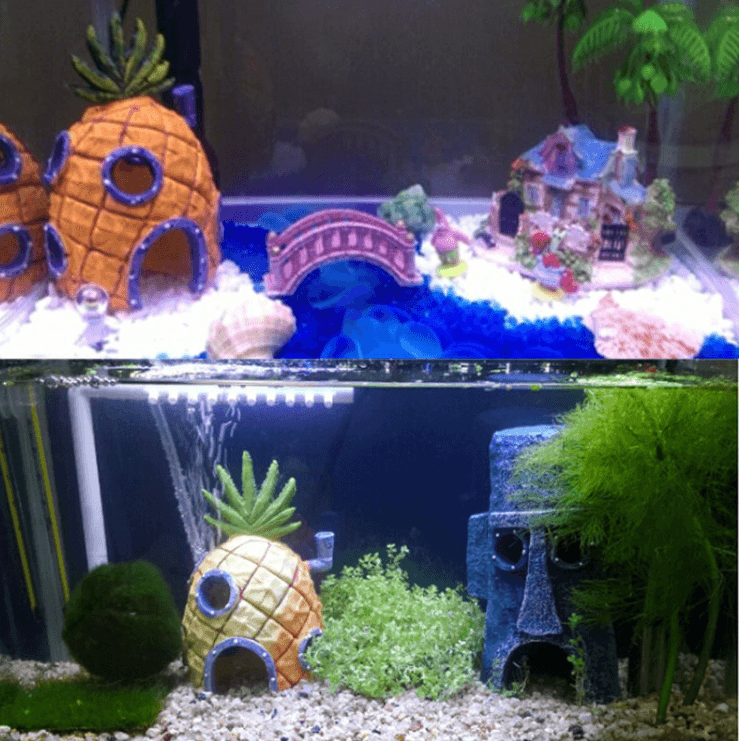 Spongebob Pineapple Paradise - Resin Aquarium Fish Tank House
