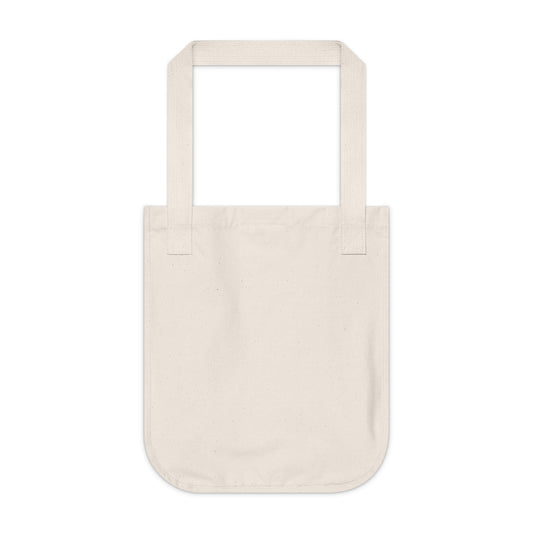 Organic Canvas Tote Bag with 'Eastern Light Wildflowers' I Original Artwork by American Artist Barbara Cleary