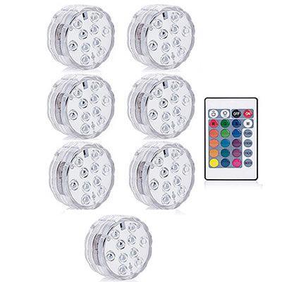 16 Colors Rgb Submersible Pool Light With Rf Remote Control - Illuminate Your Water Wonderland