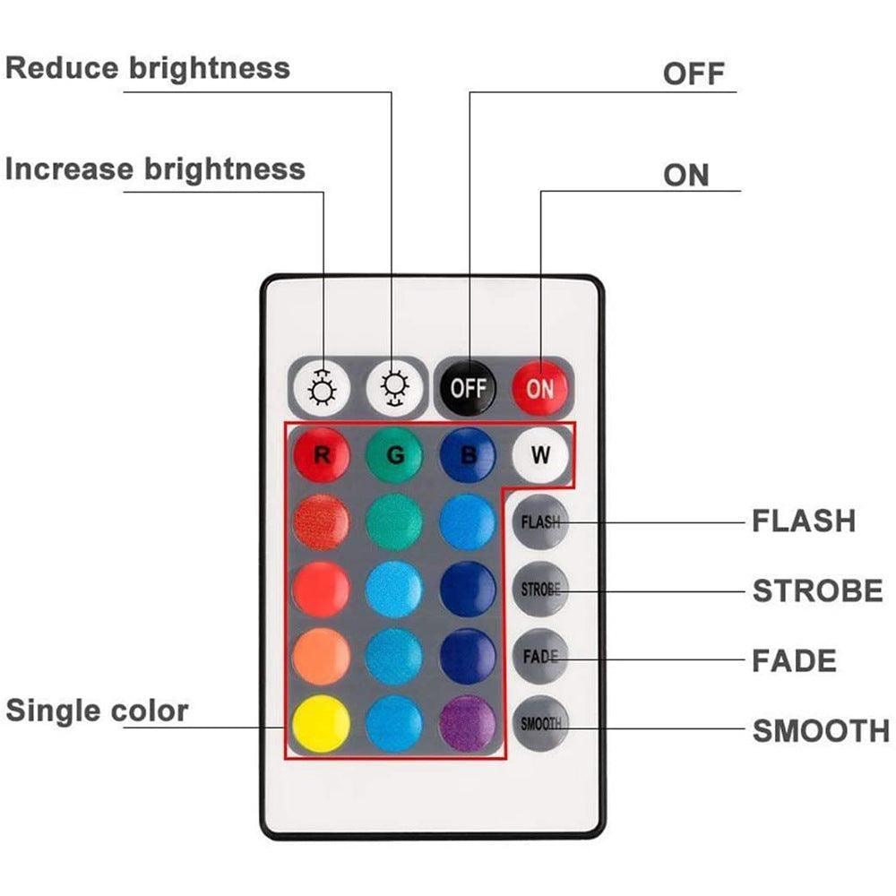 16 Colors Rgb Submersible Pool Light With Rf Remote Control - Illuminate Your Water Wonderland