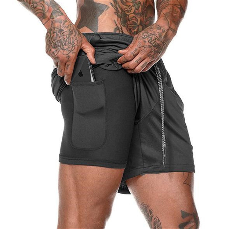 Men's Compression Shorts with Pockets