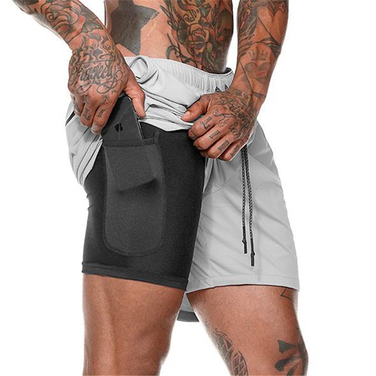 Men's Compression Shorts with Pockets