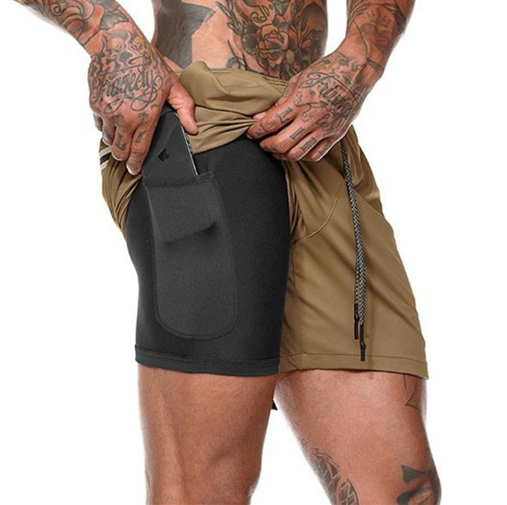 Men's Compression Shorts with Pockets