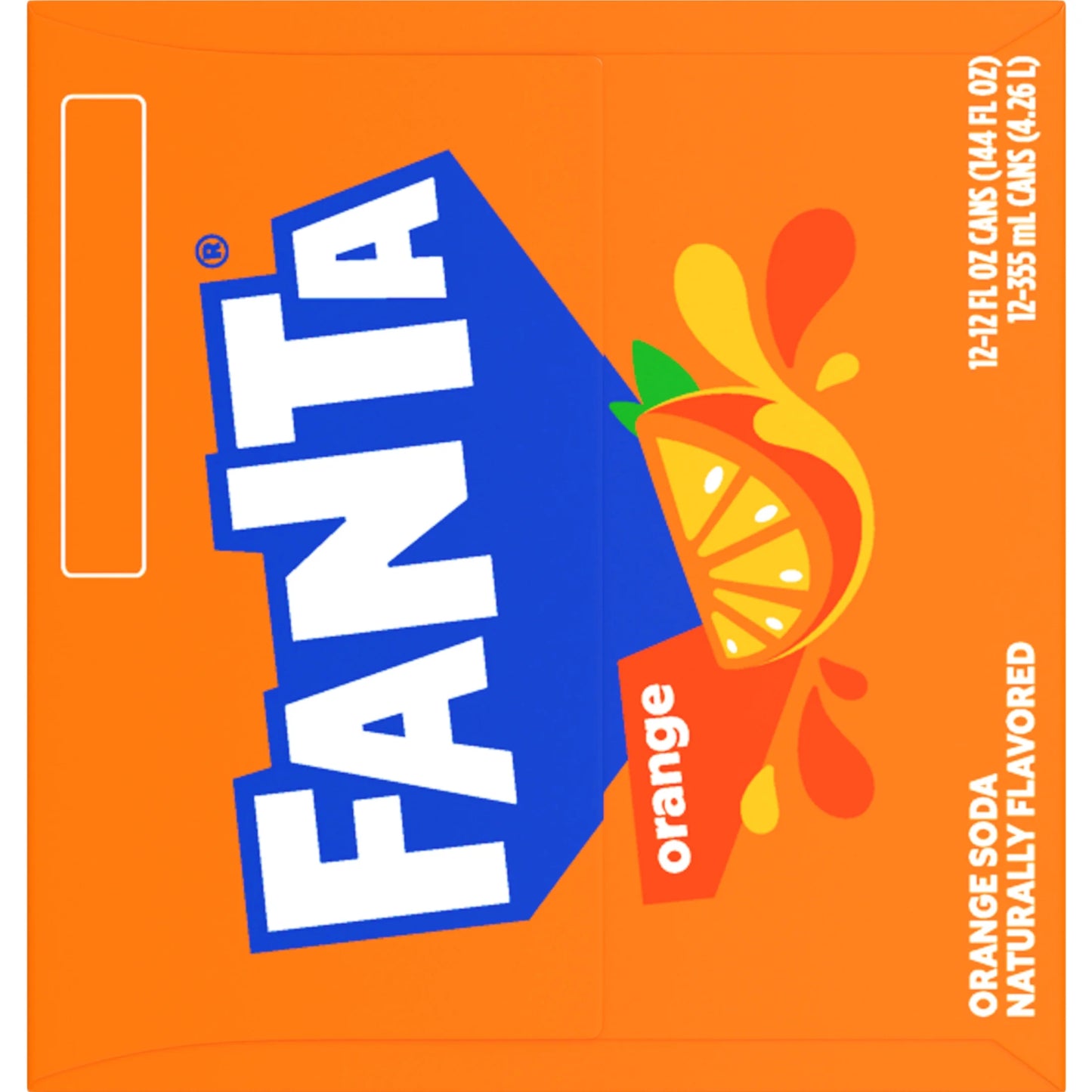 Orange Soda Pop Fridge Pack, 12 Fl Oz, 12 Pack Cans